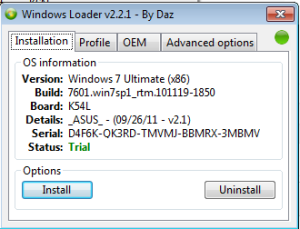 Download Windows Loader  Full - Active win 7 nhanh nhất