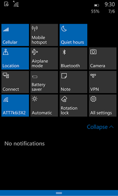 Windows 10 Mobile Action Center [2].png