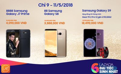 Tổng hợp tất cả các chương trình mừng sinh nhật 2018 Lazada