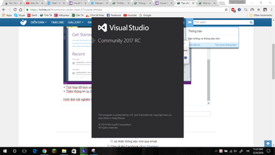 Đã có Visual Studio 2017 RC, đã ai thử chưa? Link download + Hình ảnh.