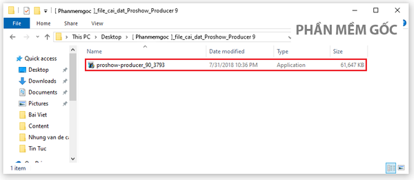 Hướng dẫn cài đặt ProShow Gold 9
