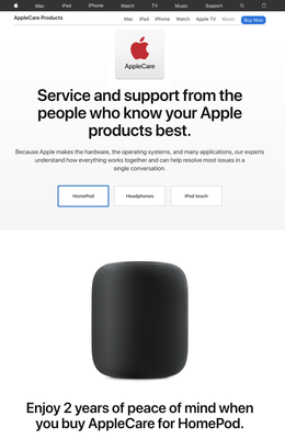 AppleCare for Home pods.png