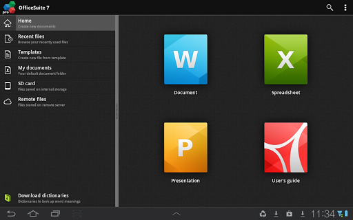 OfficeSuite Pro 7 +Font Package  mới nhất-Chỉnh sửa,xem file  office & pdf cực pro